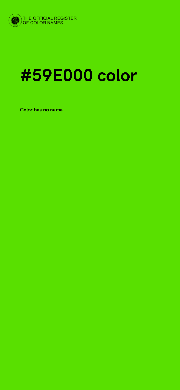 #59E000 color image