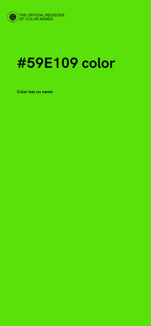 #59E109 color image