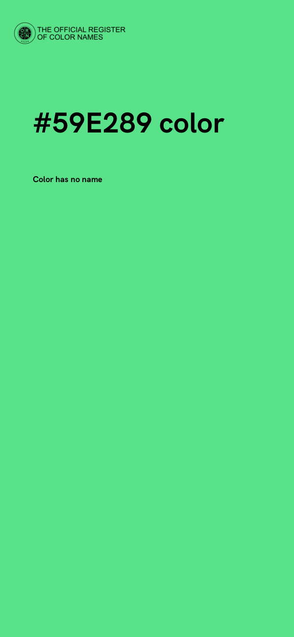#59E289 color image