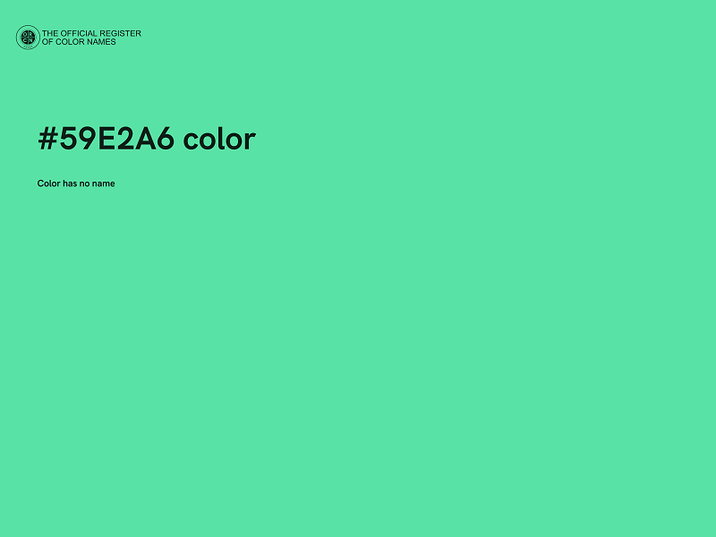 #59E2A6 color image