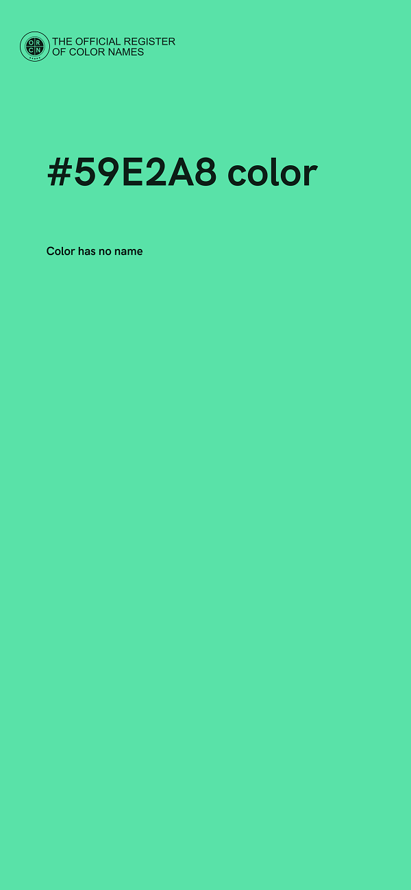 #59E2A8 color image