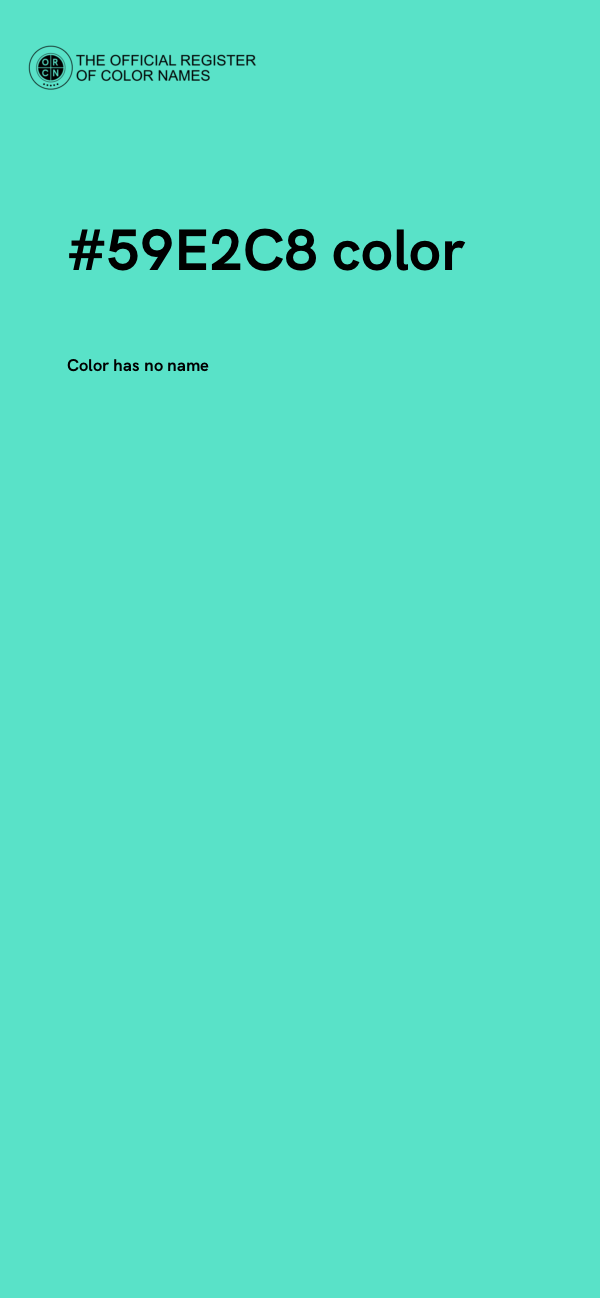 #59E2C8 color image