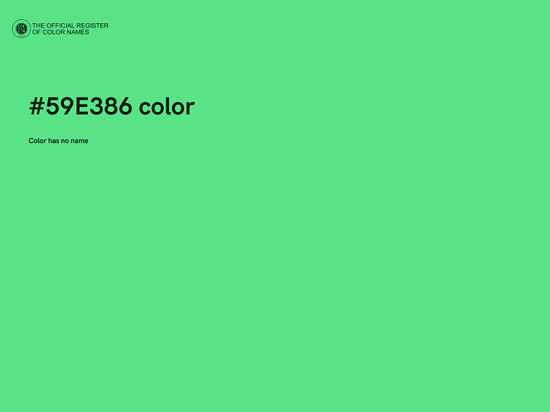 #59E386 color image