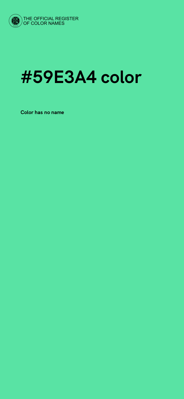 #59E3A4 color image