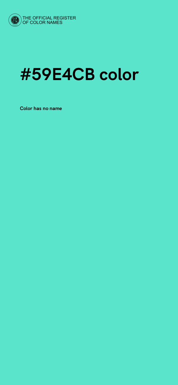 #59E4CB color image