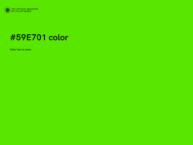 #59E701 color image