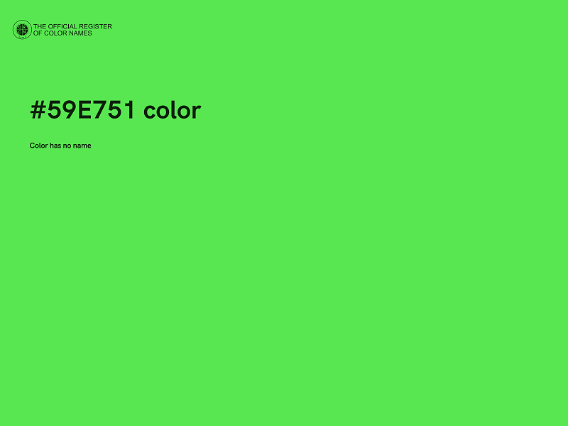 #59E751 color image