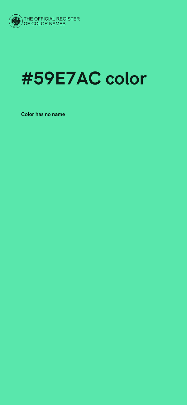 #59E7AC color image