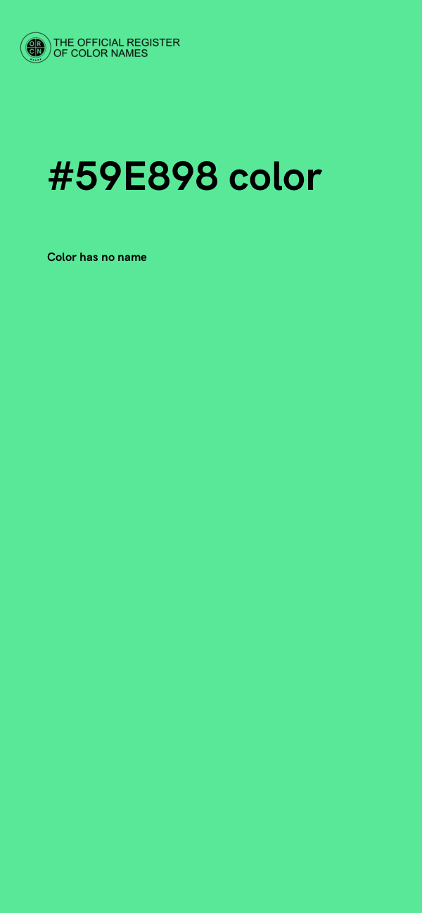 #59E898 color image