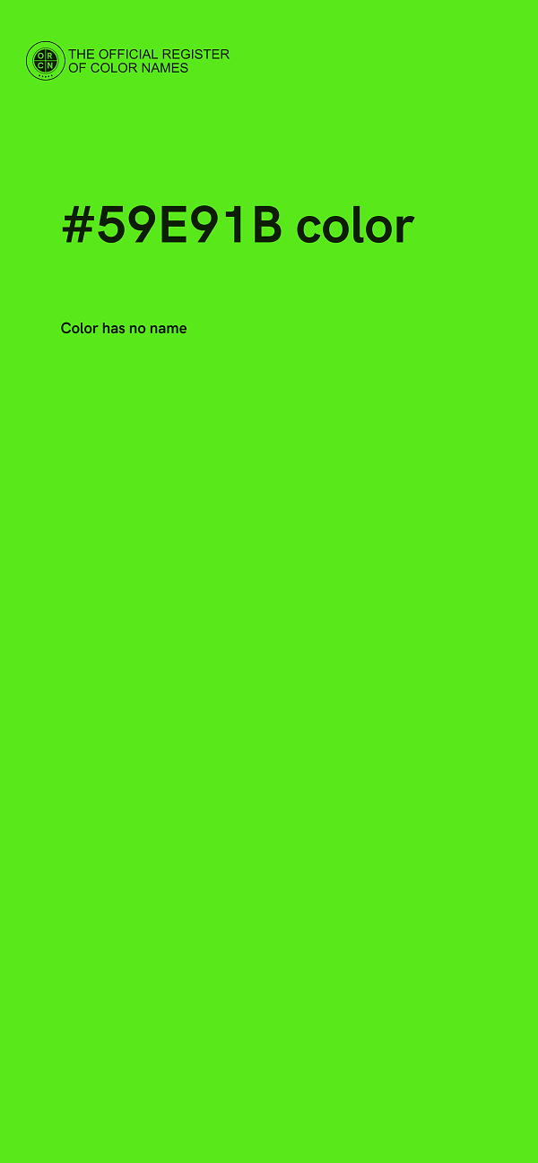 #59E91B color image