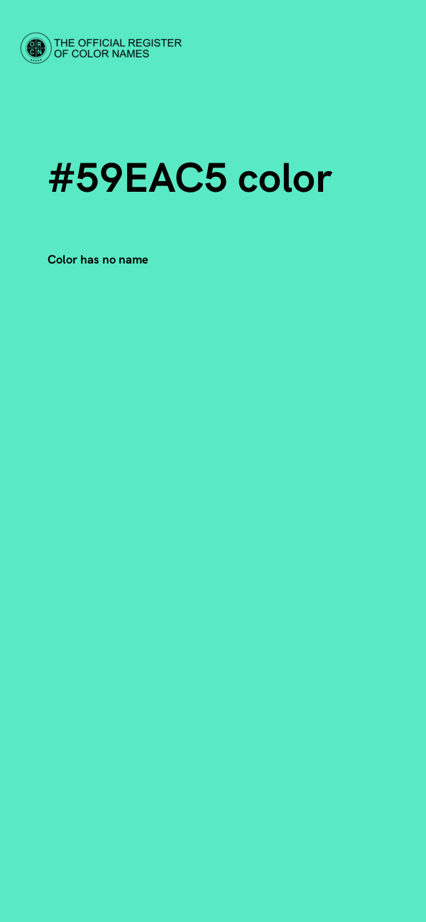 #59EAC5 color image