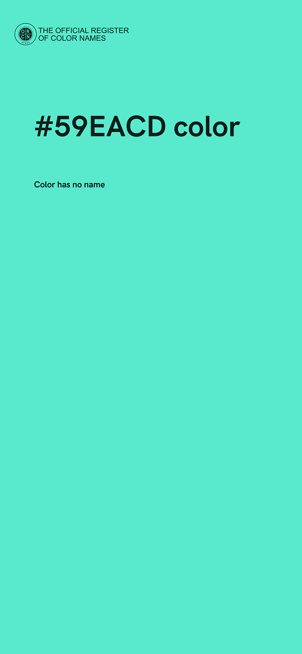 #59EACD color image