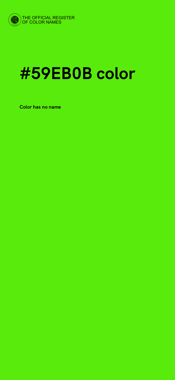 #59EB0B color image