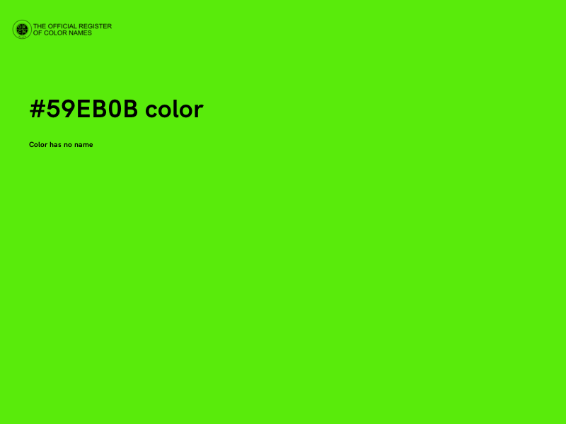 #59EB0B color image