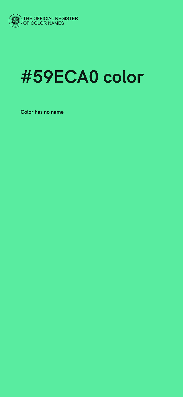 #59ECA0 color image