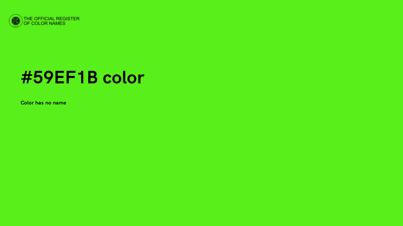 #59EF1B color image