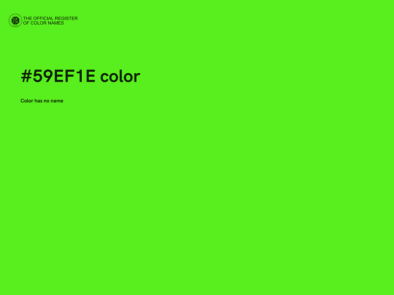 #59EF1E color image