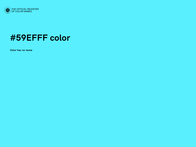 #59EFFF color image