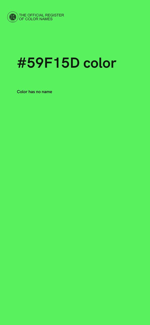 #59F15D color image