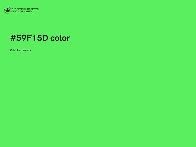 #59F15D color image