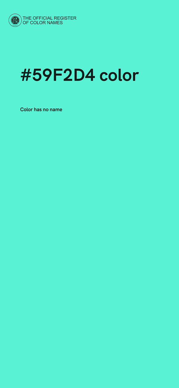 #59F2D4 color image