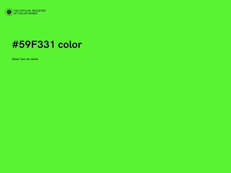 #59F331 color image