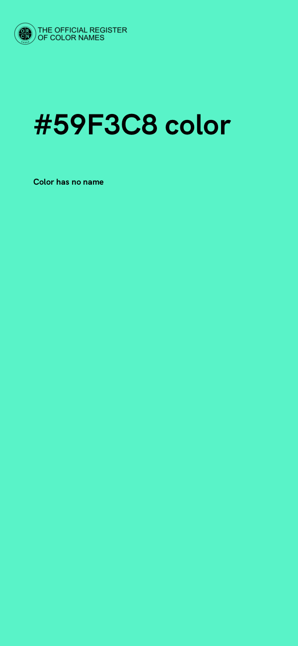 #59F3C8 color image