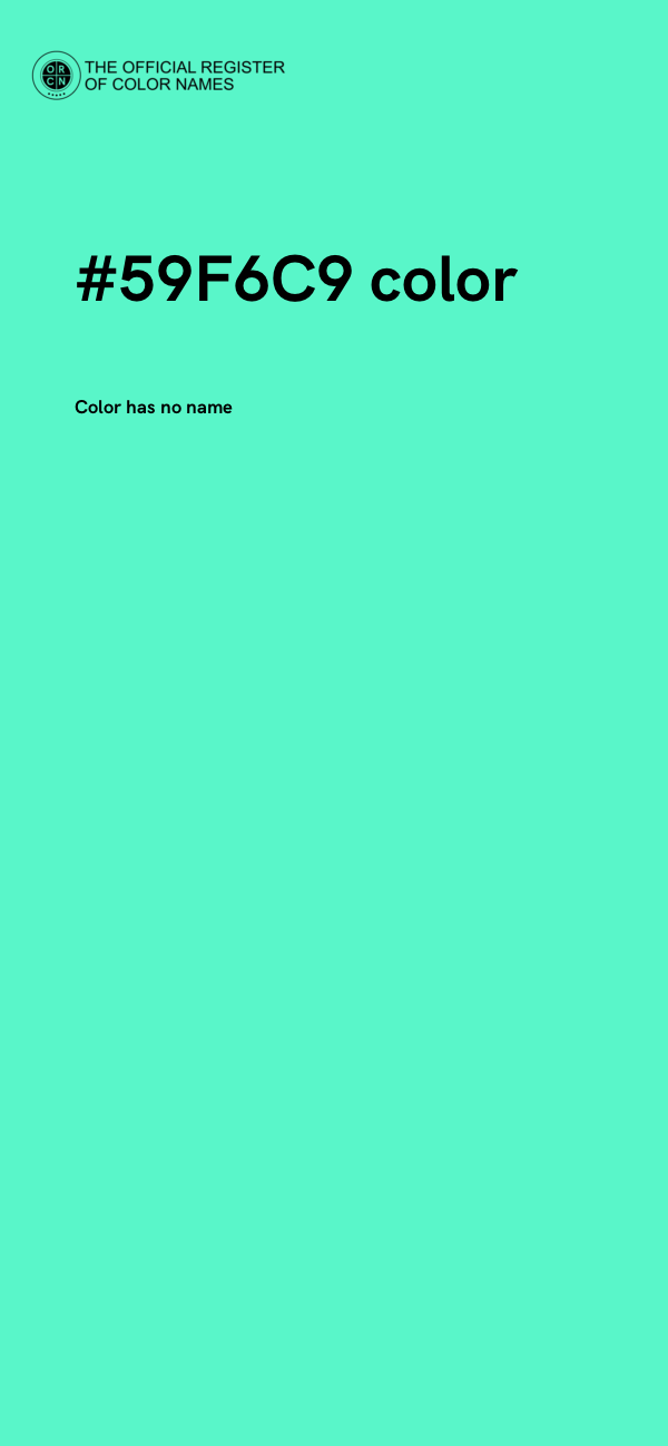 #59F6C9 color image