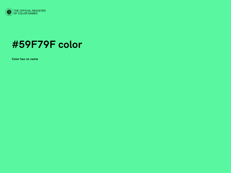 #59F79F color image
