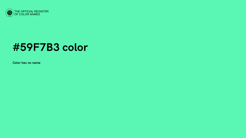 #59F7B3 color image