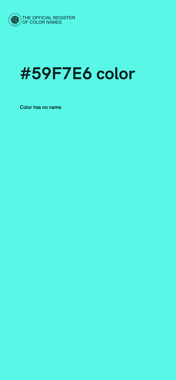 #59F7E6 color image