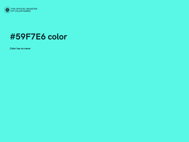 #59F7E6 color image