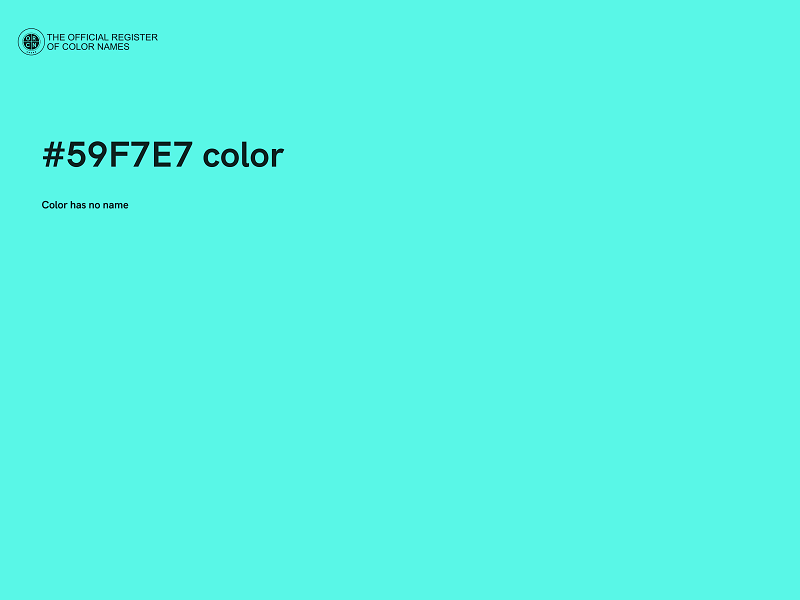 #59F7E7 color image