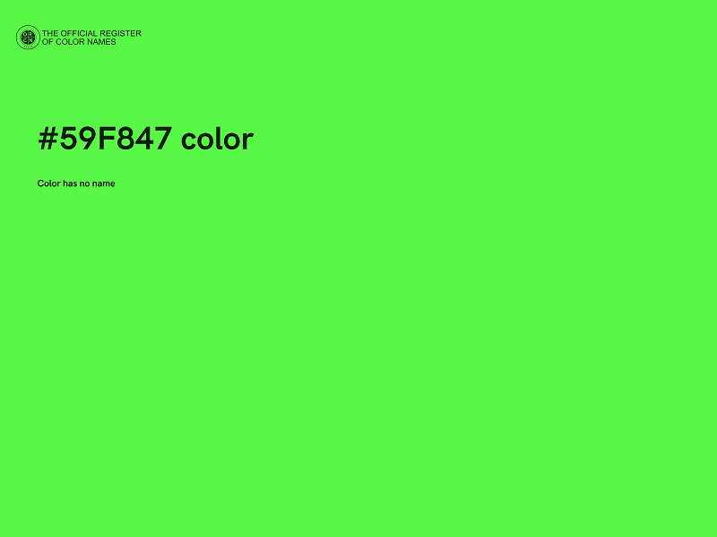 #59F847 color image