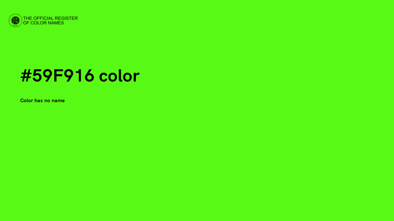 #59F916 color image