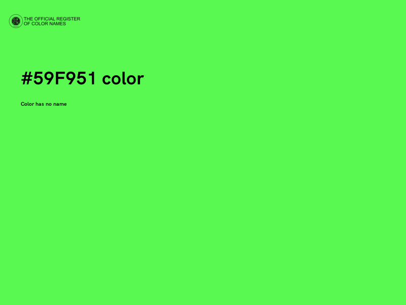 #59F951 color image