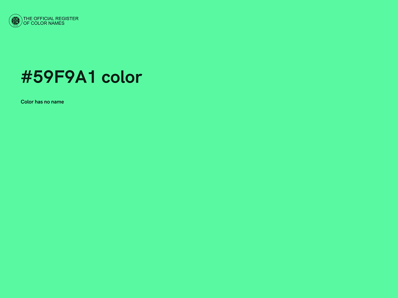 #59F9A1 color image