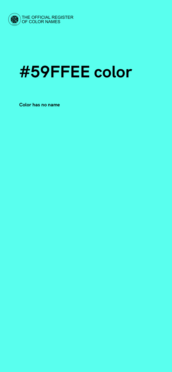 #59FFEE color image