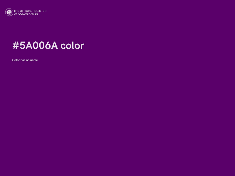 #5A006A color image