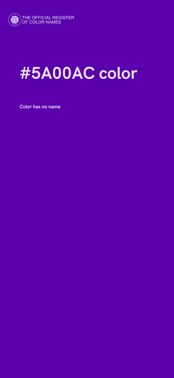 #5A00AC color image