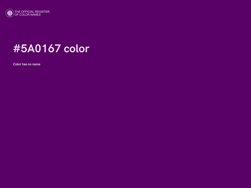 #5A0167 color image