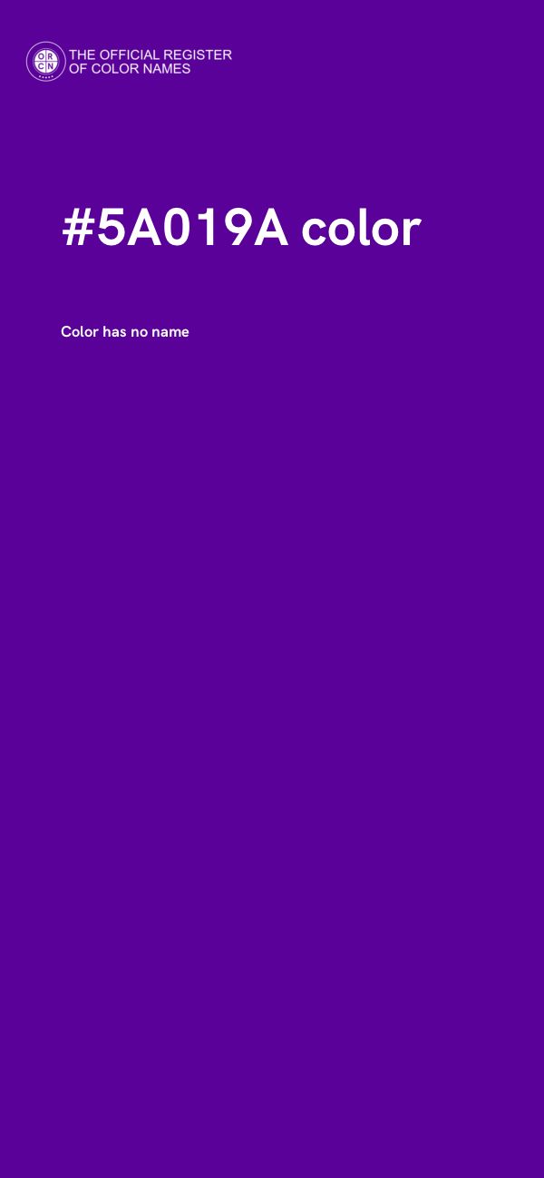 #5A019A color image