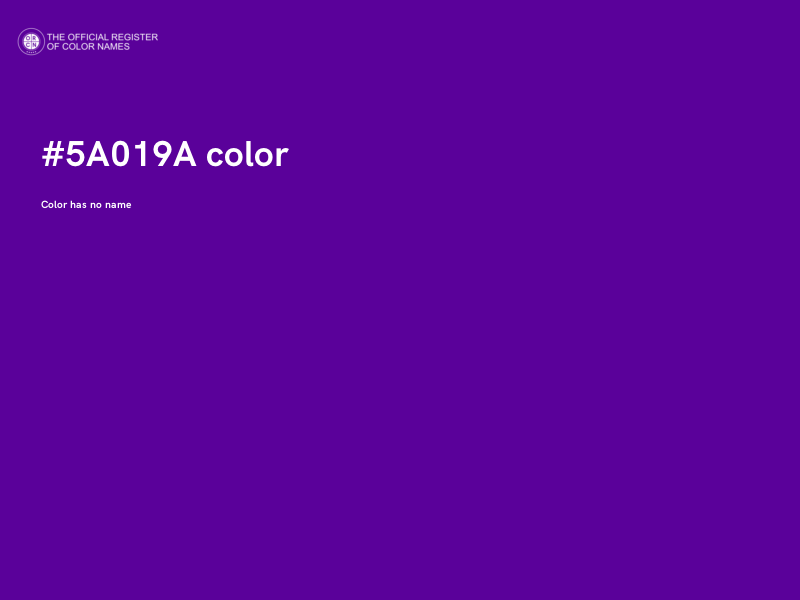 #5A019A color image