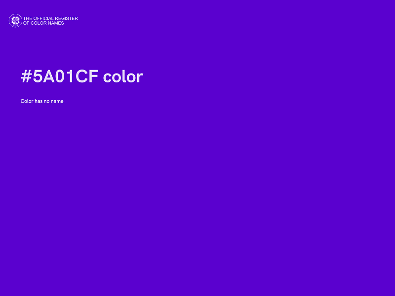 #5A01CF color image