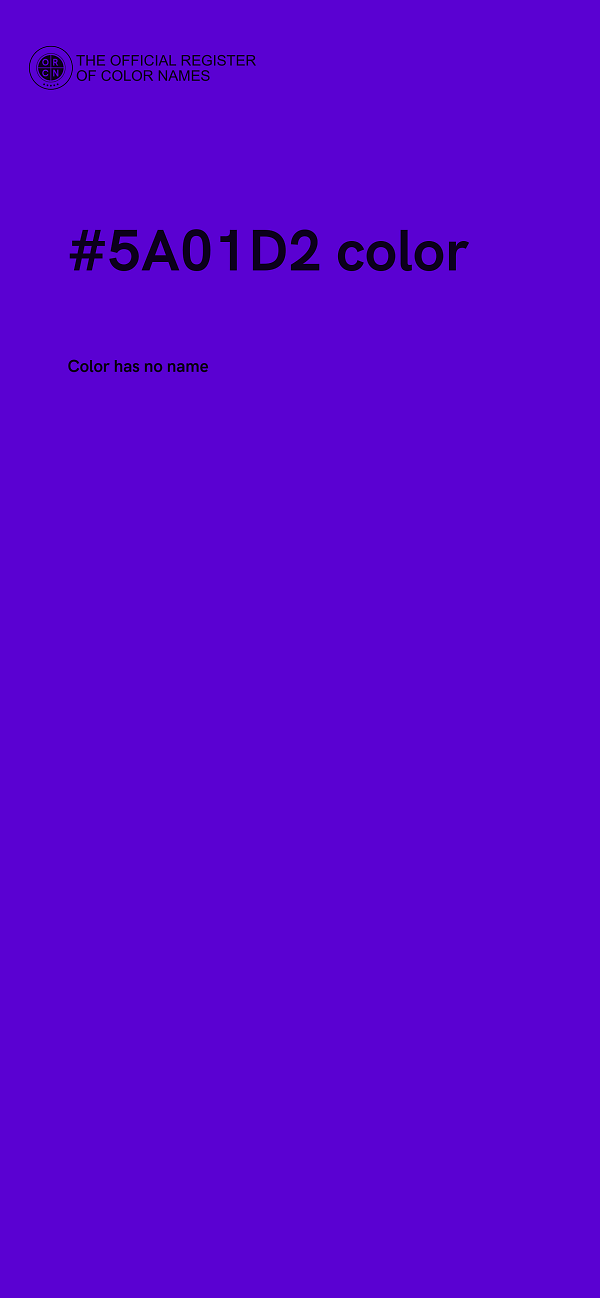 #5A01D2 color image