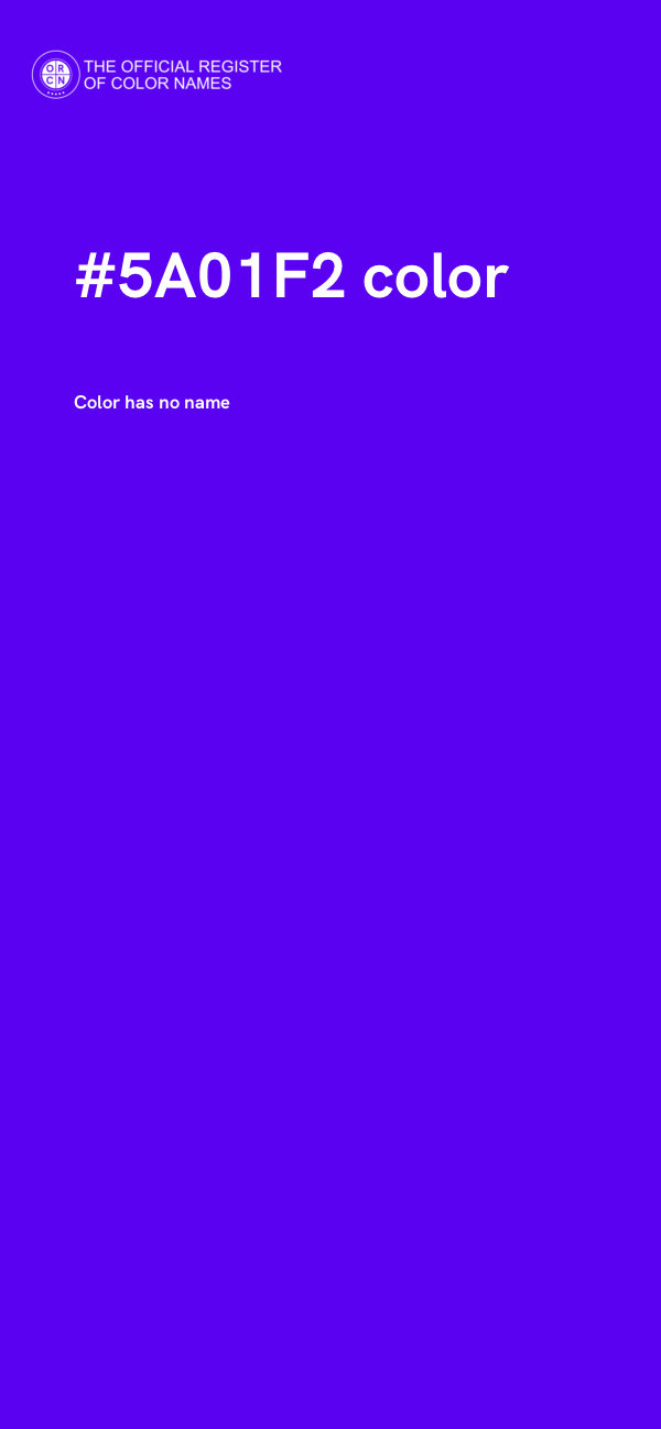 #5A01F2 color image