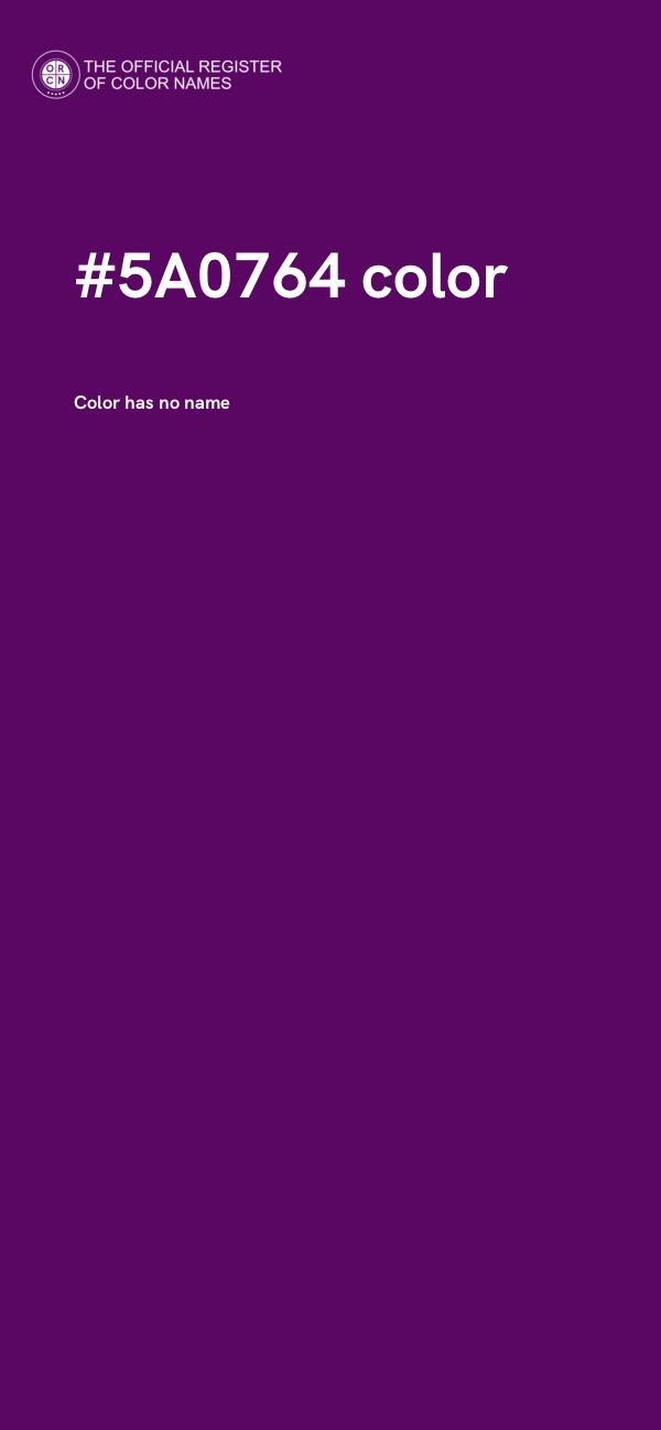 #5A0764 color image