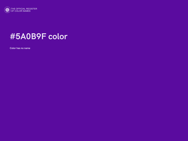 #5A0B9F color image