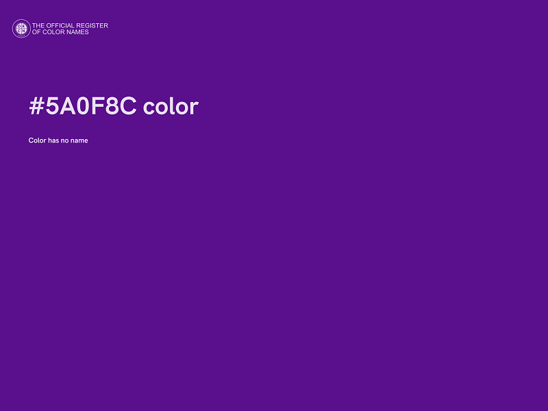 #5A0F8C color image
