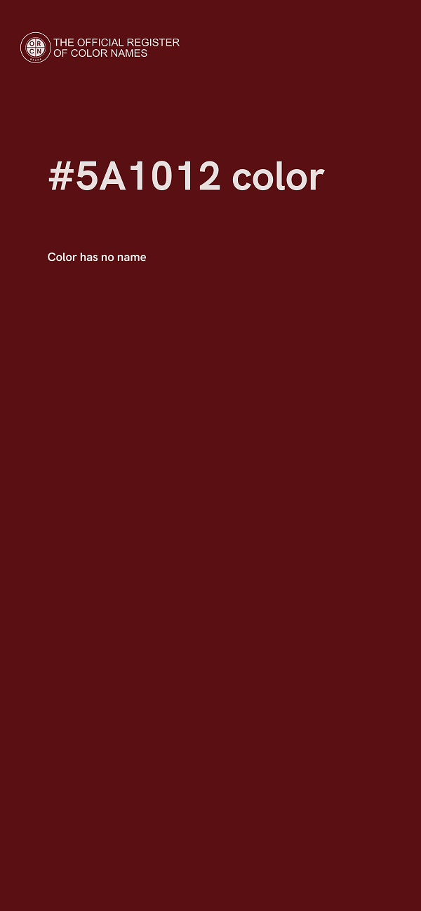 #5A1012 color image